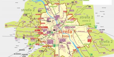 Kaart Varssavi buss 