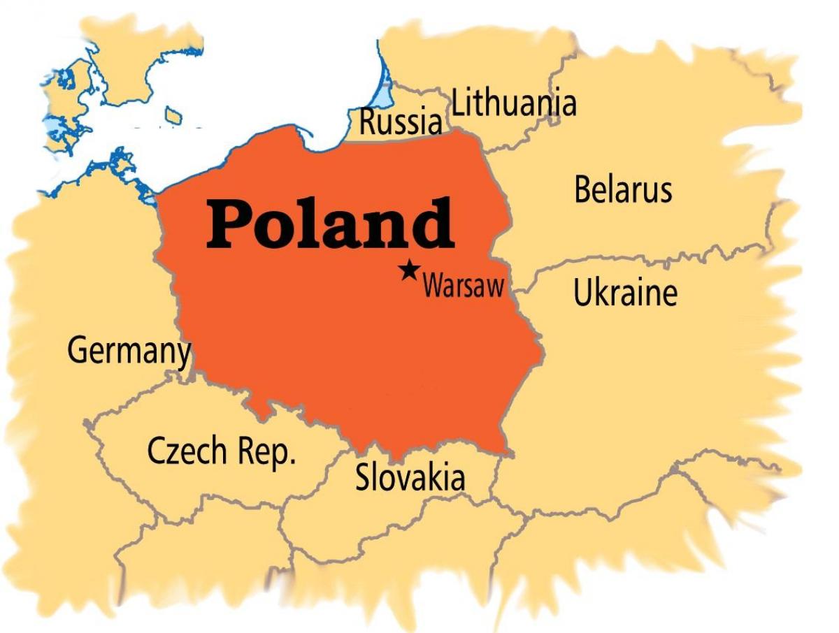 poola kapitali kaart